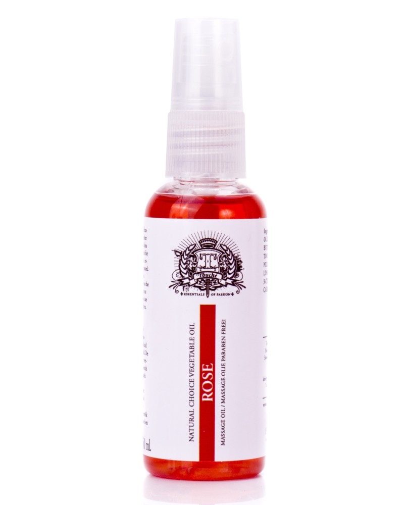 Huile de massage TOUCH PASSION Rose 50ml pas cher