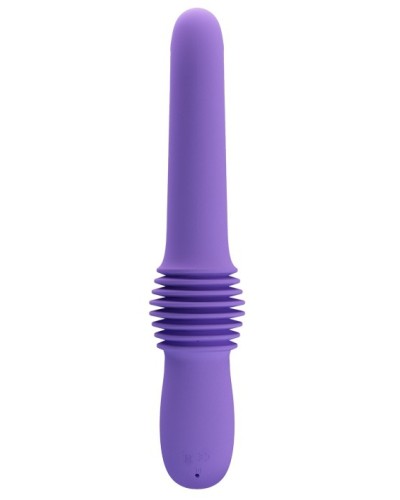 Gode avec poussEe Pazuzu 15 x 3.5 cm Violet pas cher