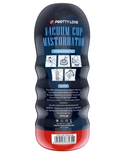 Masturbateur Vacuum Cup Pretty Love Pussy pas cher