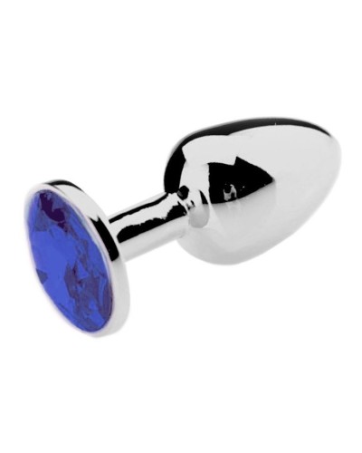 Plug bijou Bleu 8 x 4 cm pas cher