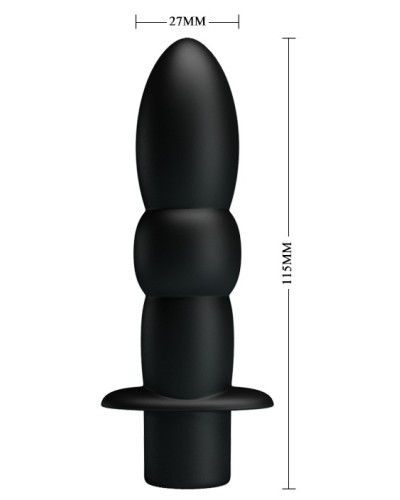 Mini Vibro Wyatt Pretty Love 11.5 x 2.7 cm Noir pas cher