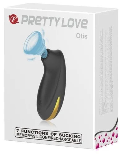 Stimulateur de clitoris a succion Otis Pretty Love Noir pas cher