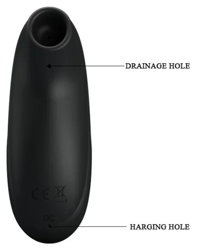 Stimulateur de clitoris a succion Otis Pretty Love Noir pas cher