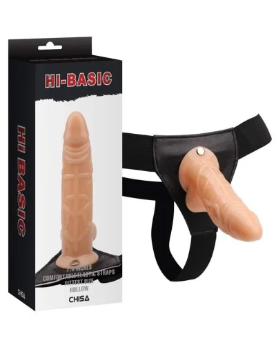 Gode ceinture Hollow Cock 13 x 4 cm pas cher