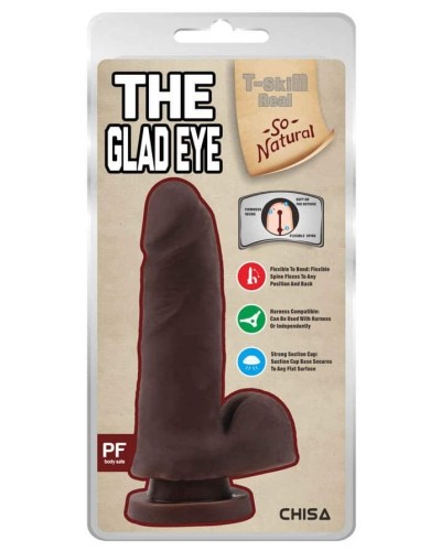 Gode rEaliste The Glad Eye 11 x 3 cm Marron pas cher