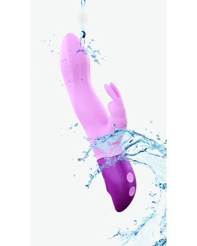 Vibro Hello Rabbit Rose 24 x 4 cm pas cher