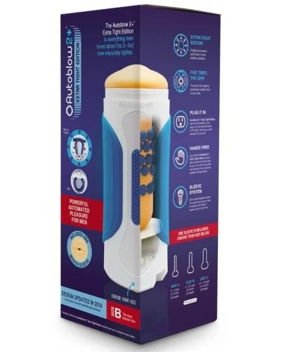 Masturbateur automatique Autoblow B - Largeur de 3 a 4.5 cm pas cher