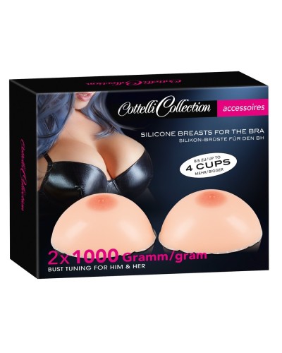 Protheses Seins en silicone 2 x 1000g pas cher