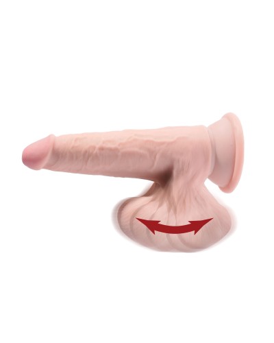 Gode rEaliste 3D Cock Swinging Balls 18 x 5 cm pas cher