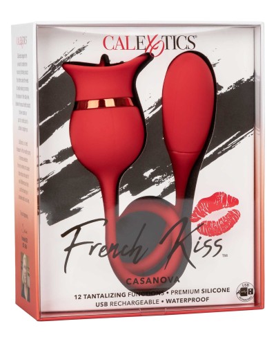 French Kiss Casanova 2 en 1 Rouge pas cher
