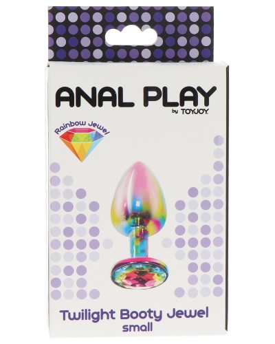 Bijou anal Twilight Rainbow S 6 x 2.7cm pas cher