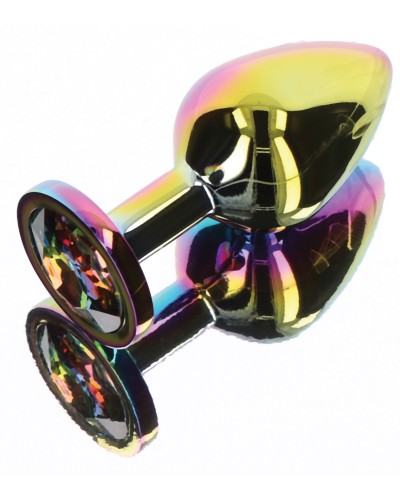 Bijou anal Twilight Rainbow M 7 x 3.5cm pas cher