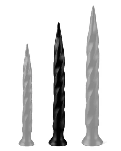 Gode Long Tail M 42 x 4.5cm Noir pas cher