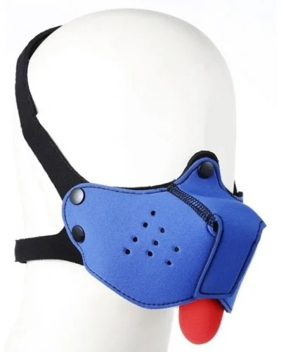 Museau + Langue NEoprene PUPPY Bleu pas cher