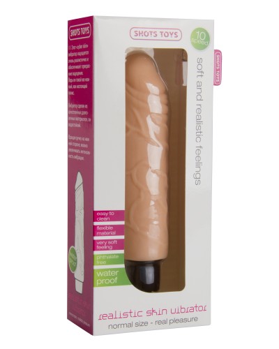 Gode vibrant Skin Vibrator 16 x 4.5cm pas cher