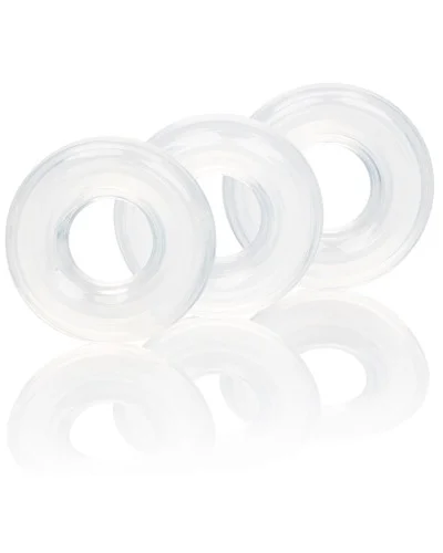 Lot de 3 cockrings souples Stacker 20mm pas cher