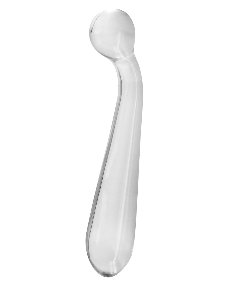 Gode en verre G-Spot Wand 16 x 3.5cm Transparent pas cher