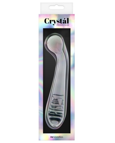 Gode en verre G-Spot Wand 16 x 3.5cm Transparent pas cher