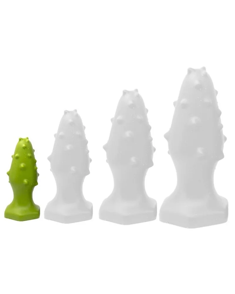 Plug silicone Monster Spike S 8 x 3.5cm Vert pas cher