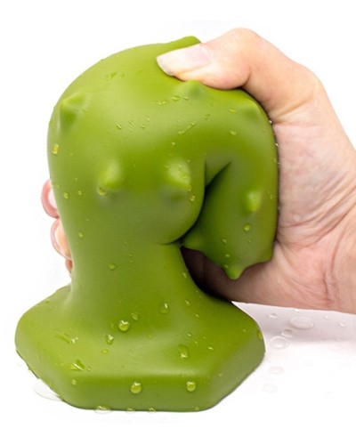 Plug silicone Monster Spike S 8 x 3.5cm Vert pas cher