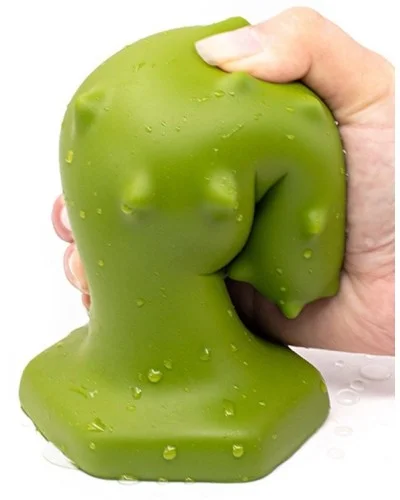 Plug silicone Monster Spike L 14 x 5.5cm Vert pas cher