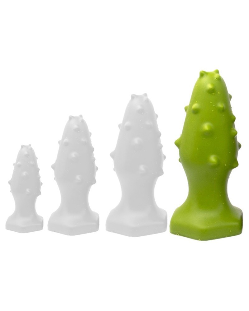 Plug silicone Monster Spike XL 16 x 6.5cm Vert pas cher