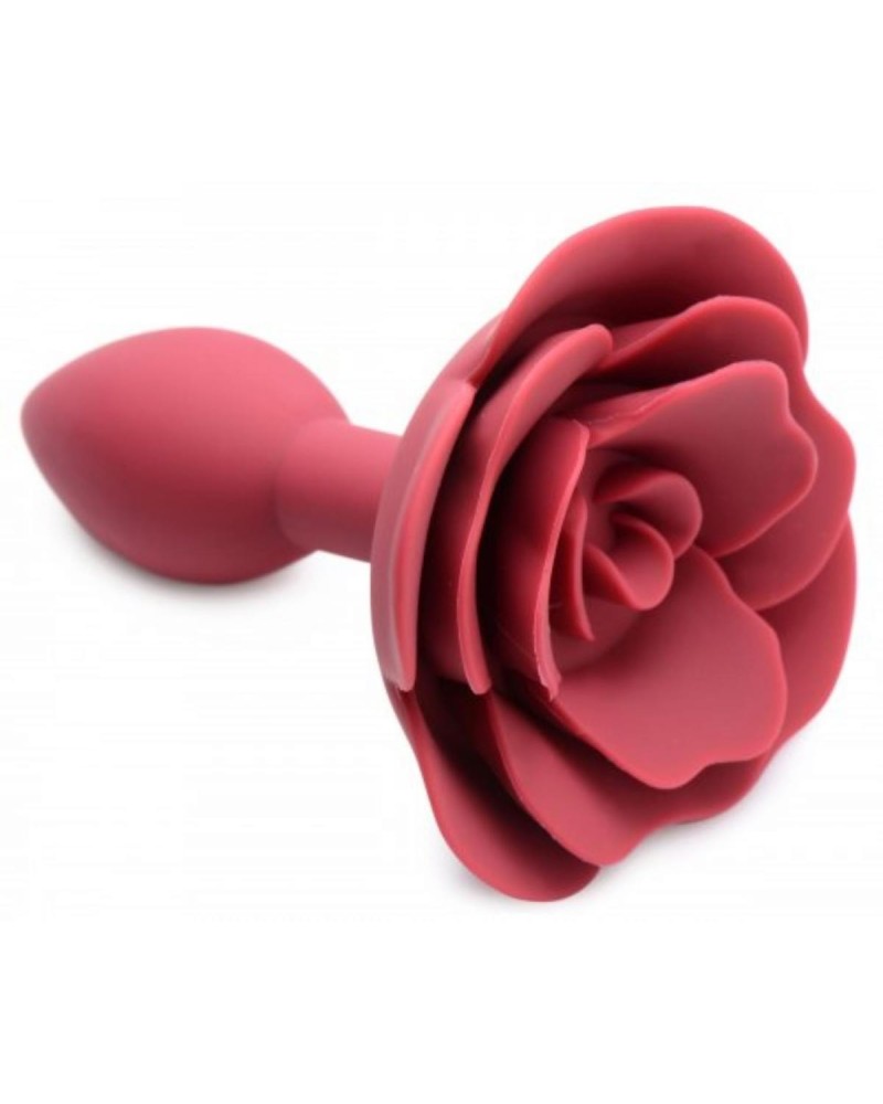 Plug Bijou Silicone Booty Blum avec Rose 7.5 x 3cm pas cher