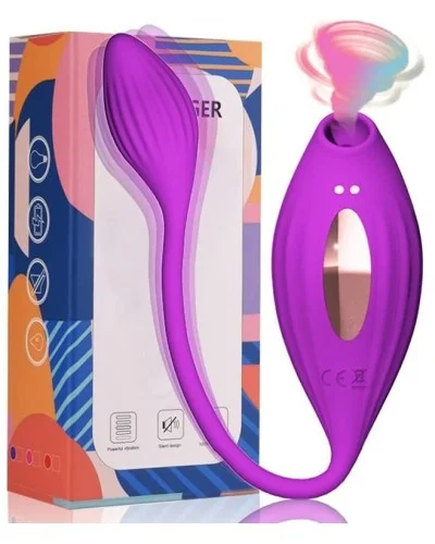 Stimulateur de clitoris Bird Succion Violet pas cher