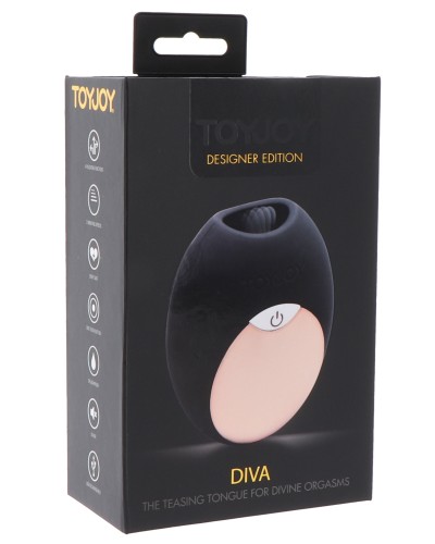 Stimulateur de clitoris Diva Noir pas cher