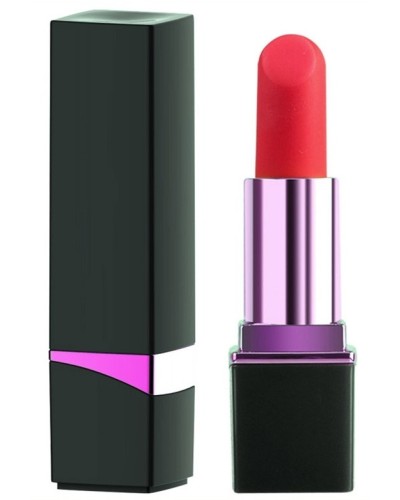 Mini Vibro Lipstick Rock 8.7 x 2.3cm Noir pas cher