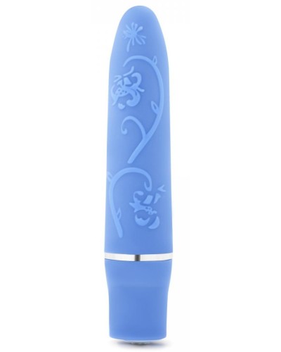 Mini Vibro Bliss Vibe 10.5cm Bleu pas cher