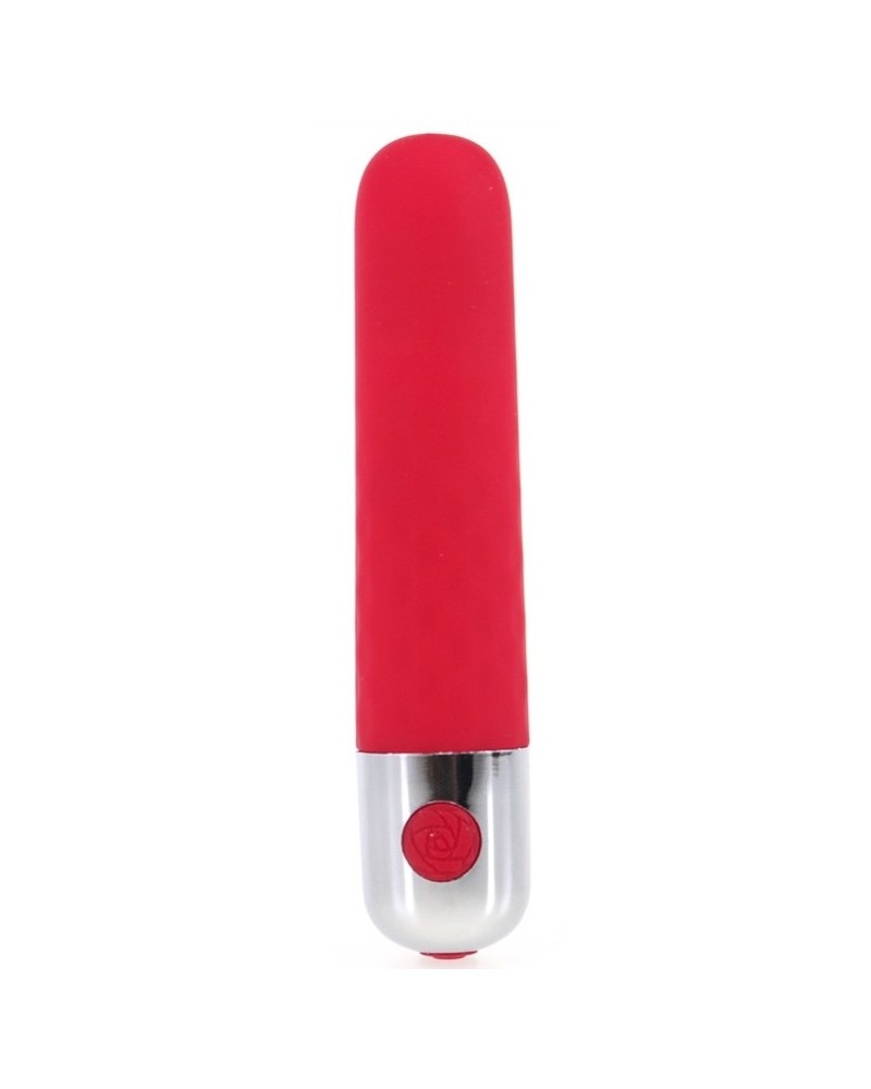 Mini vibro Samira 10 x 1.5cm Rouge pas cher