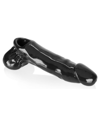 Gaine de pEnis Daddy 20 x 6cm Noire pas cher