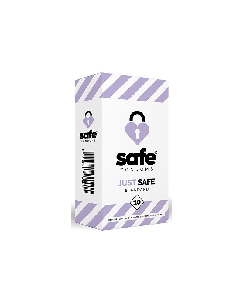 PrEservatifs en latex JUST SAFE x10 pas cher