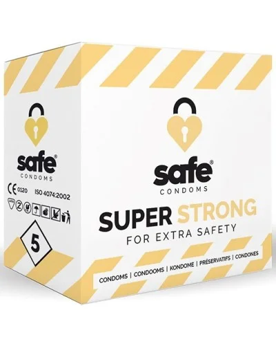 PrEservatifs Epais SUPER STRONG Safe x5 pas cher