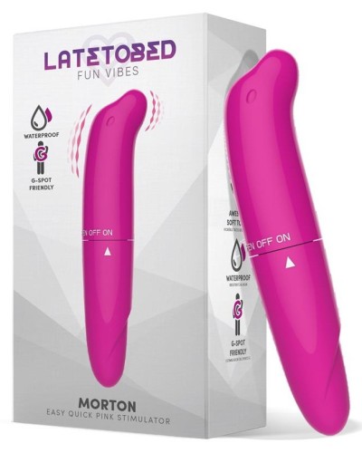 Stimulateur de clitoris Morton 13 x 2.5cm Rose pas cher
