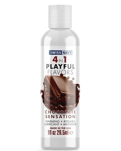 Lubrifiant comestible Playful Chocolat 30ml pas cher