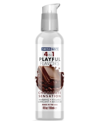 Lubrifiant comestible Playful Chocolat 118ml pas cher