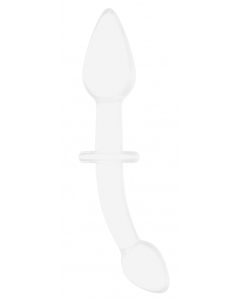 Plug en verre Doubler Blanc 18 x 3cm pas cher