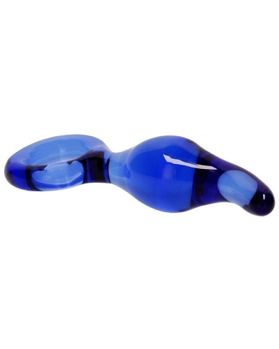 Plug en verre Gripper Bleu 11 x 3.8cm pas cher