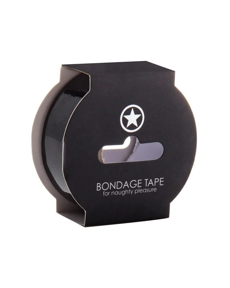 Ruban Bondage 17m - 25mm Noir pas cher