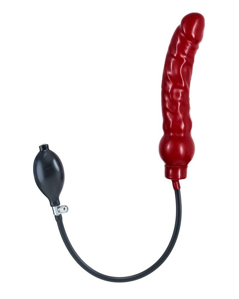 Gode gonflable Inflatable XL Latex Rouge 20 x 4.5cm pas cher