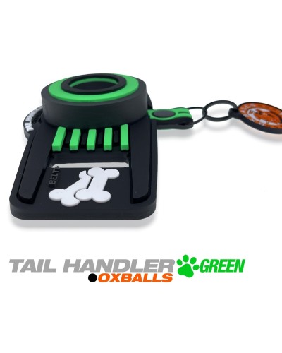 Queue de chien Oxballs Tail Handler Vert pas cher