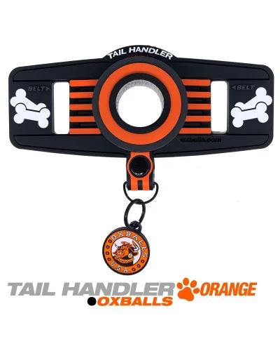 Queue de chien Oxballs Tail Handler Orange pas cher