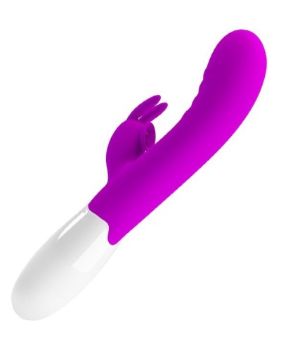 Vibro Rabbit Cerberus Pretty Love 21cm Violet pas cher