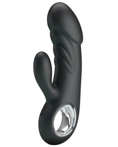 Vibromasseur Ansel Pretty Love 16cm Noir pas cher