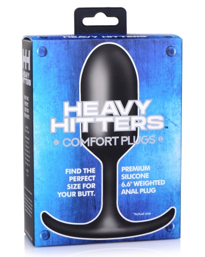 Plug en silicone Hitters XL 16 x 5cm - Poids 368gr pas cher