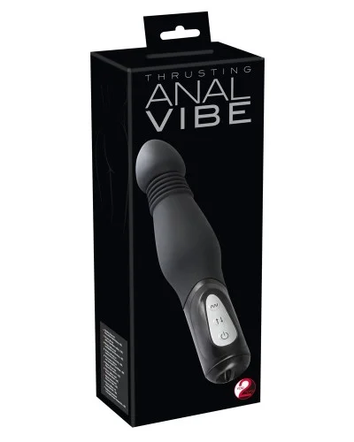 Gode vibrant avec poussEes Anal Thrust Vibe 15 x 4.5cm pas cher