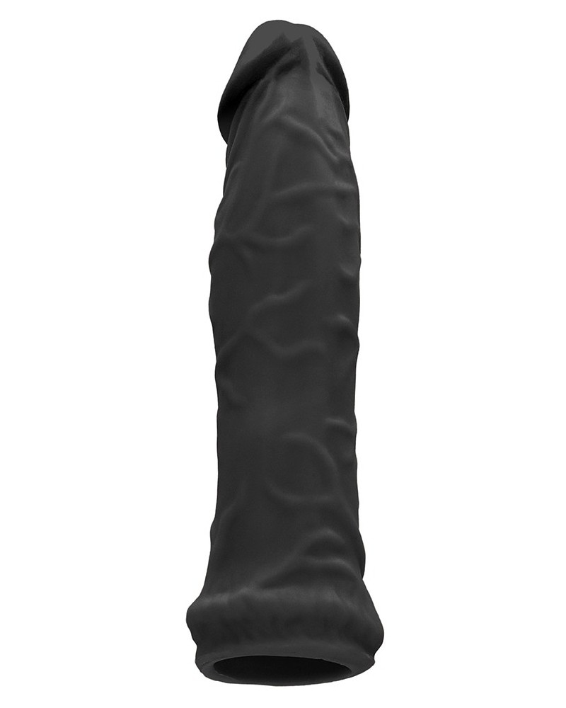 Gaine de pEnis Realrock 16 x 4cm Noire pas cher