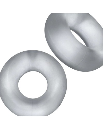 Lot de 2 cockrings Stiffy Bulge Transparents pas cher